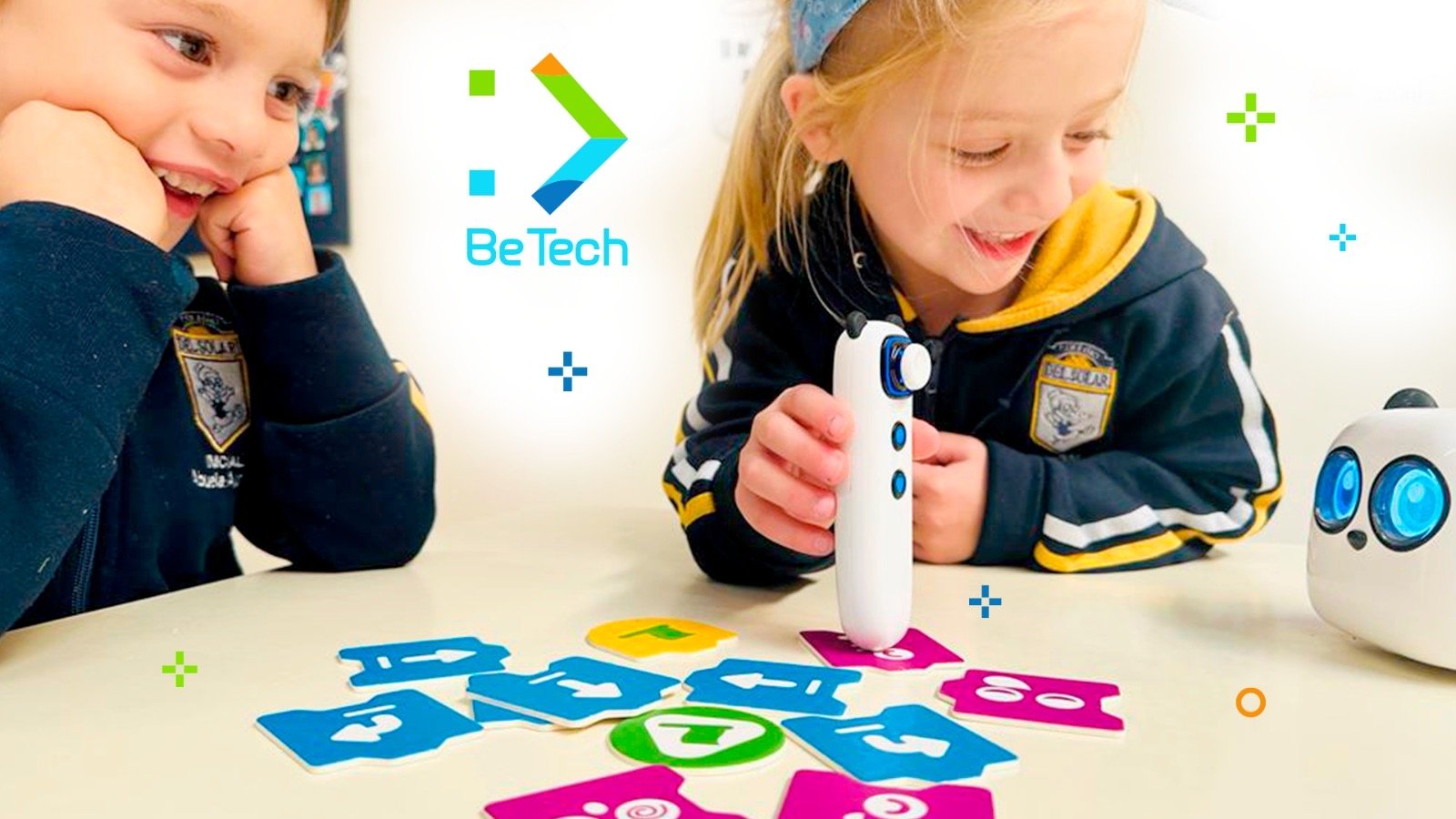 Escena del programa Be Tech en un entorno escolar